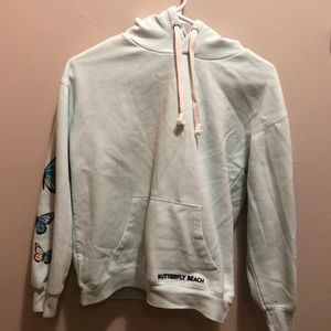 Light blue/ teal hoodie